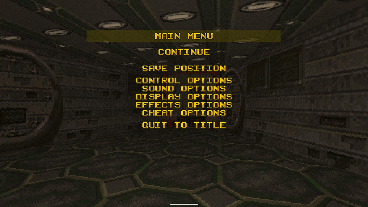 Screenshot of Gloom ingame menu